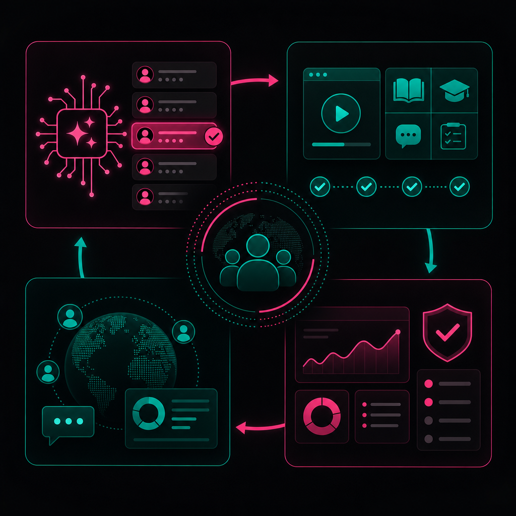 AI offshore staffing workflow from selection to oversight