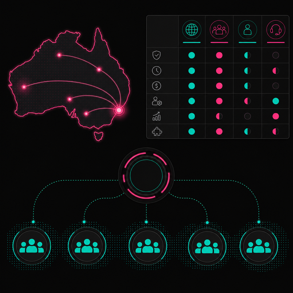 Comparing the Best Offshore Staffing Models for Australian Businesses