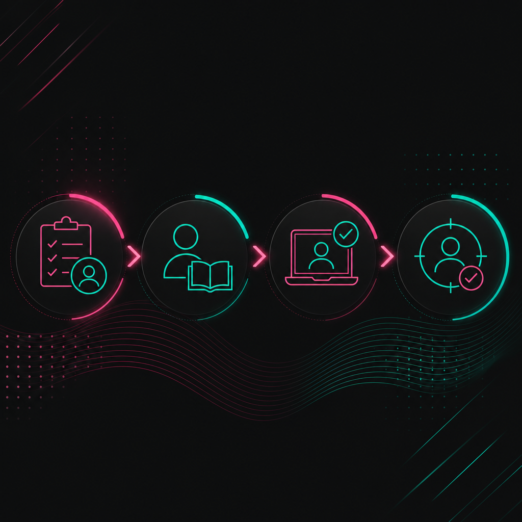Stages of a structured offshore employee onboarding process