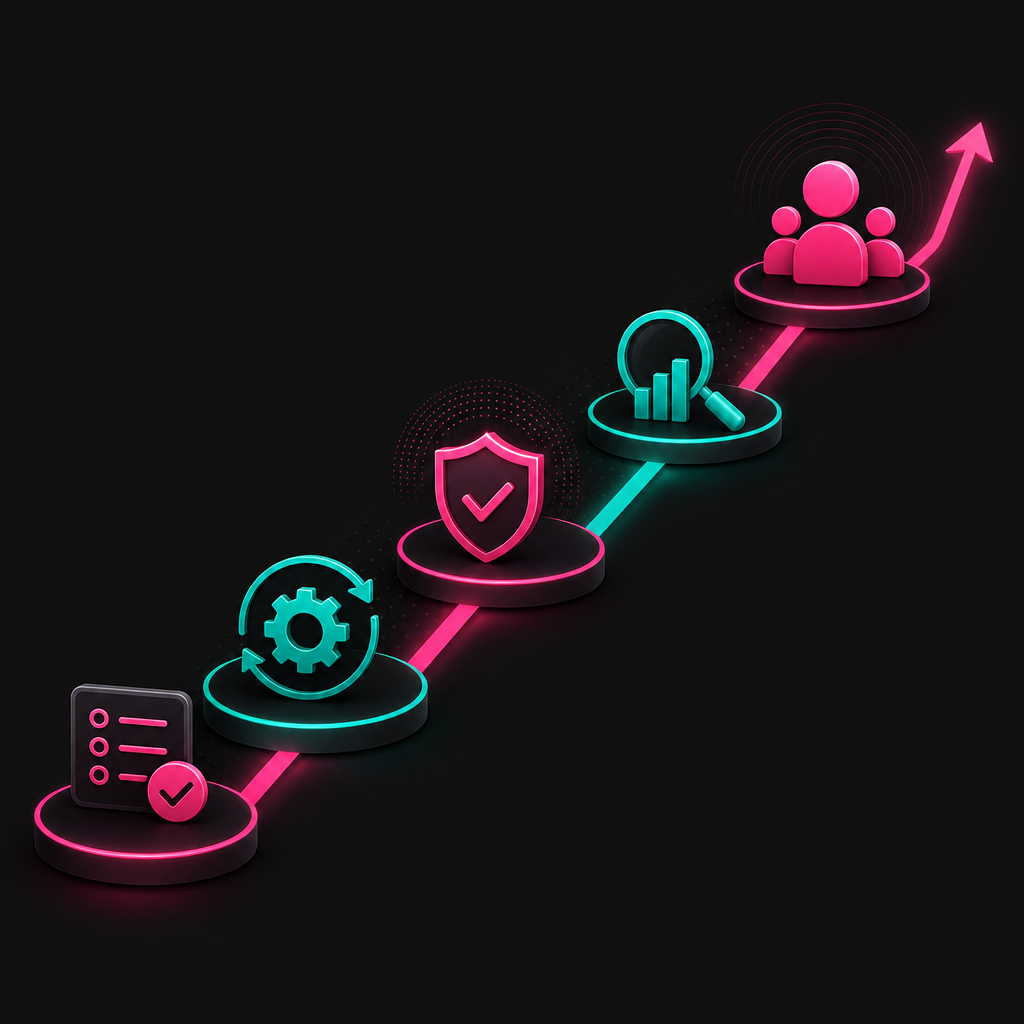 Career pathway from task delivery to process ownership and mentoring
