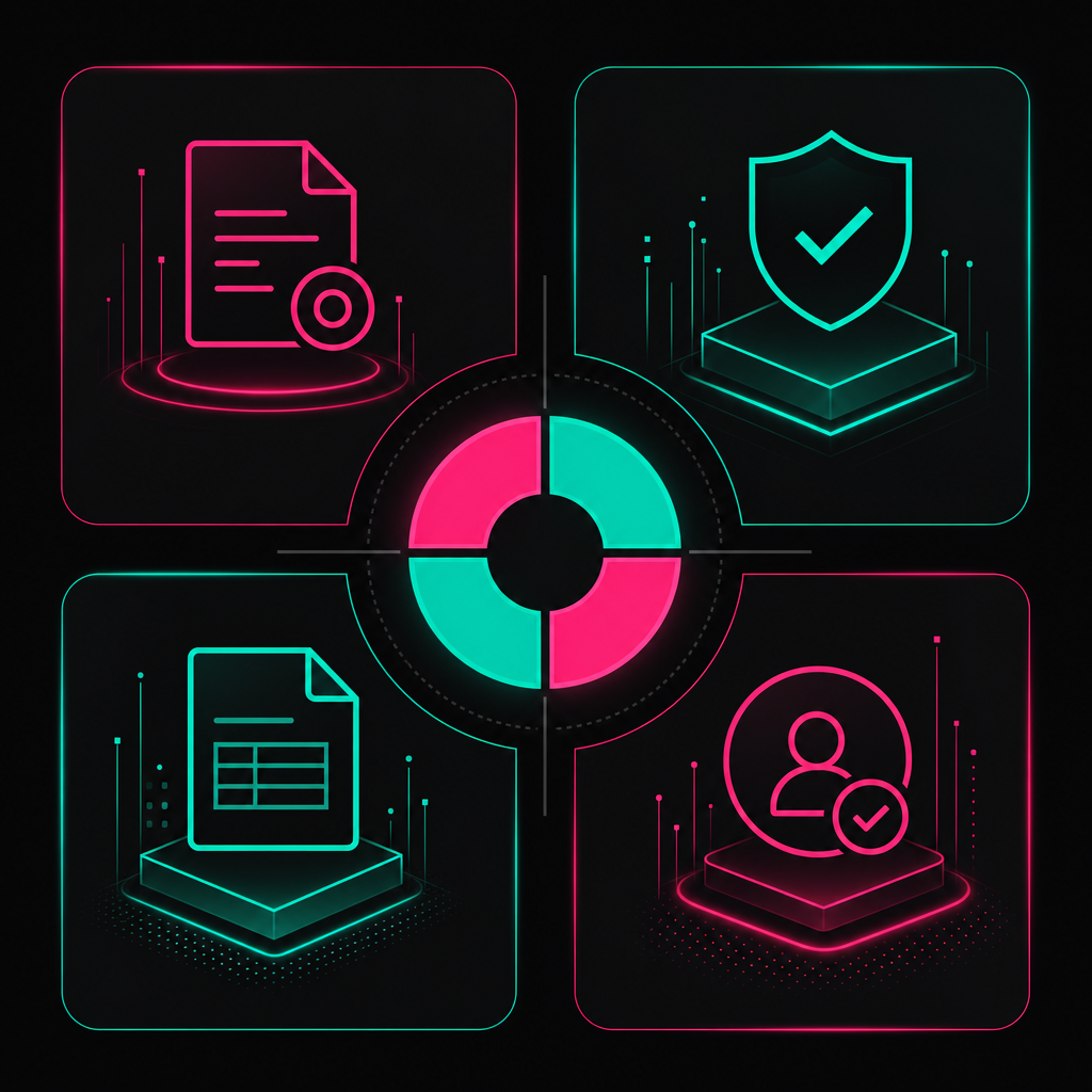 Matrix of offshore and local accounting responsibilities