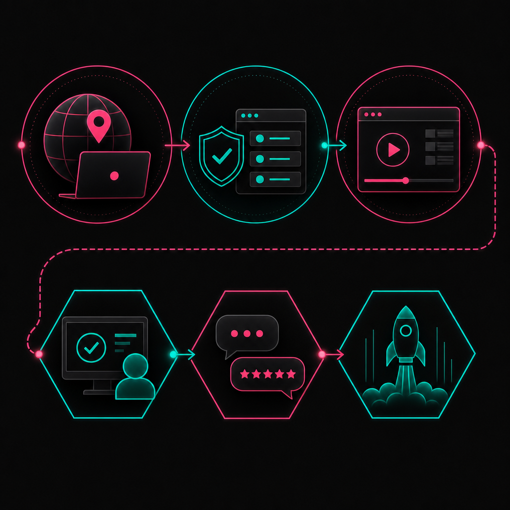 Remote offshore employee onboarding and management workflow