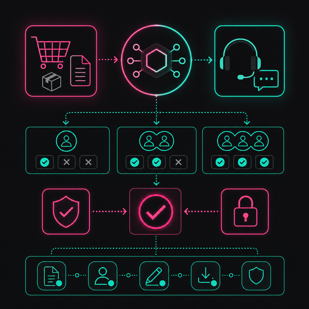 Zendesk and Shopify integration with controlled agent access