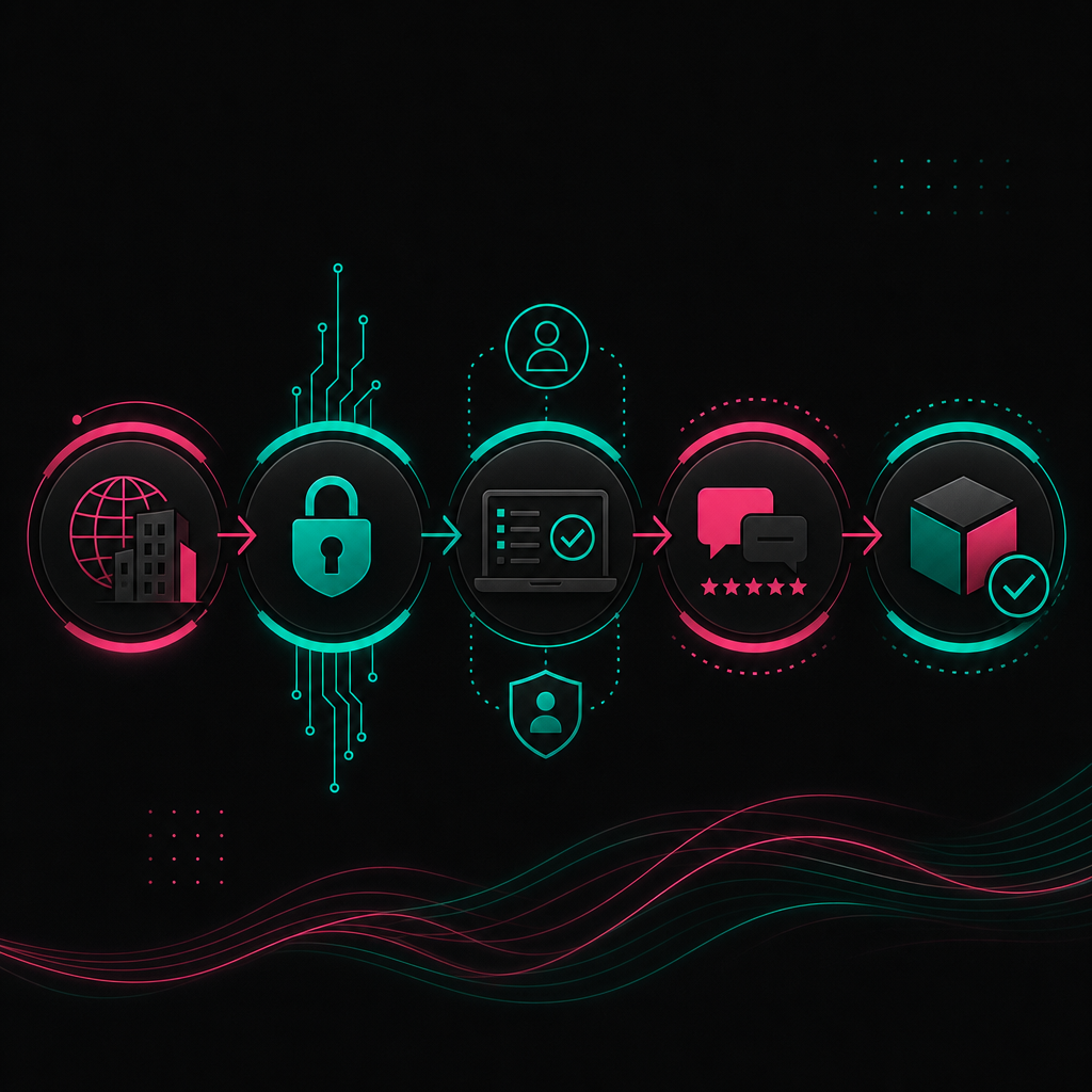 Offshore marketing team onboarding and integration process