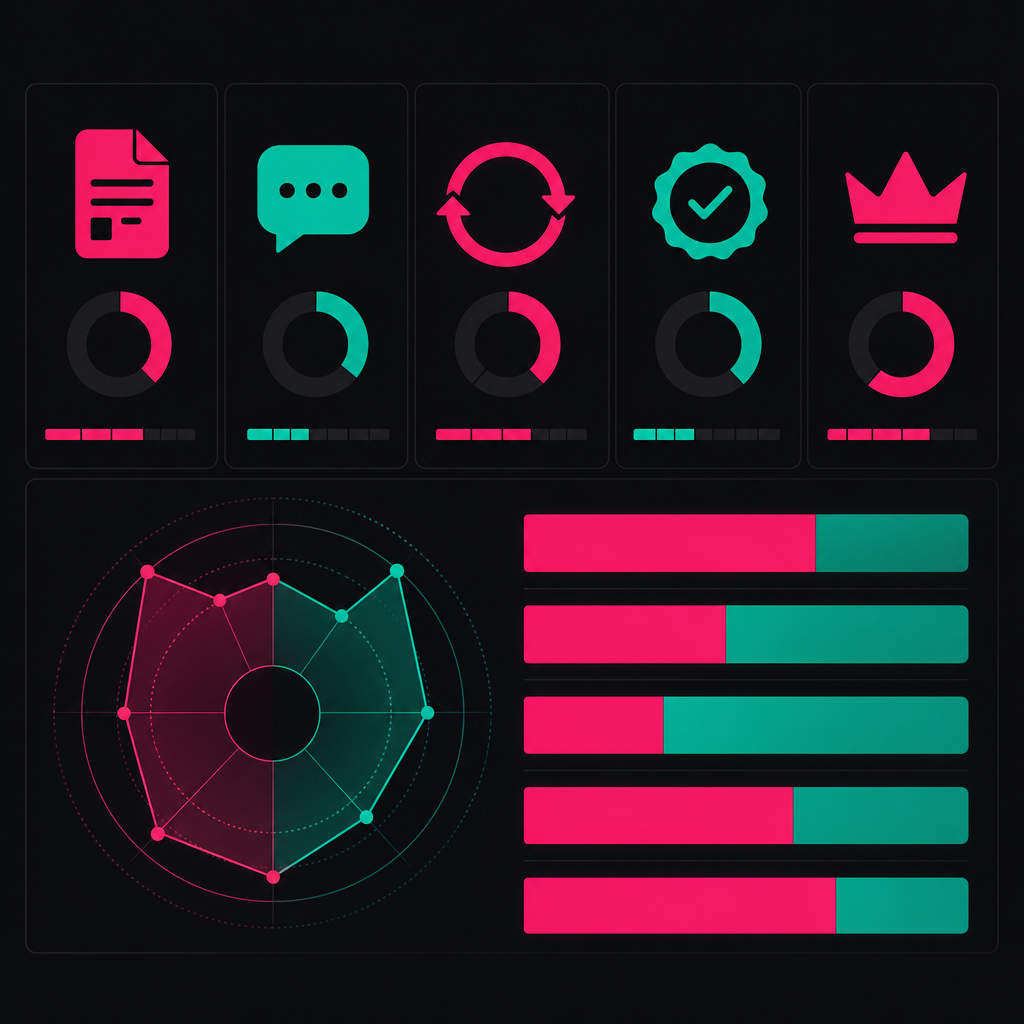 Agency dashboard tracking capacity, rework and approvals