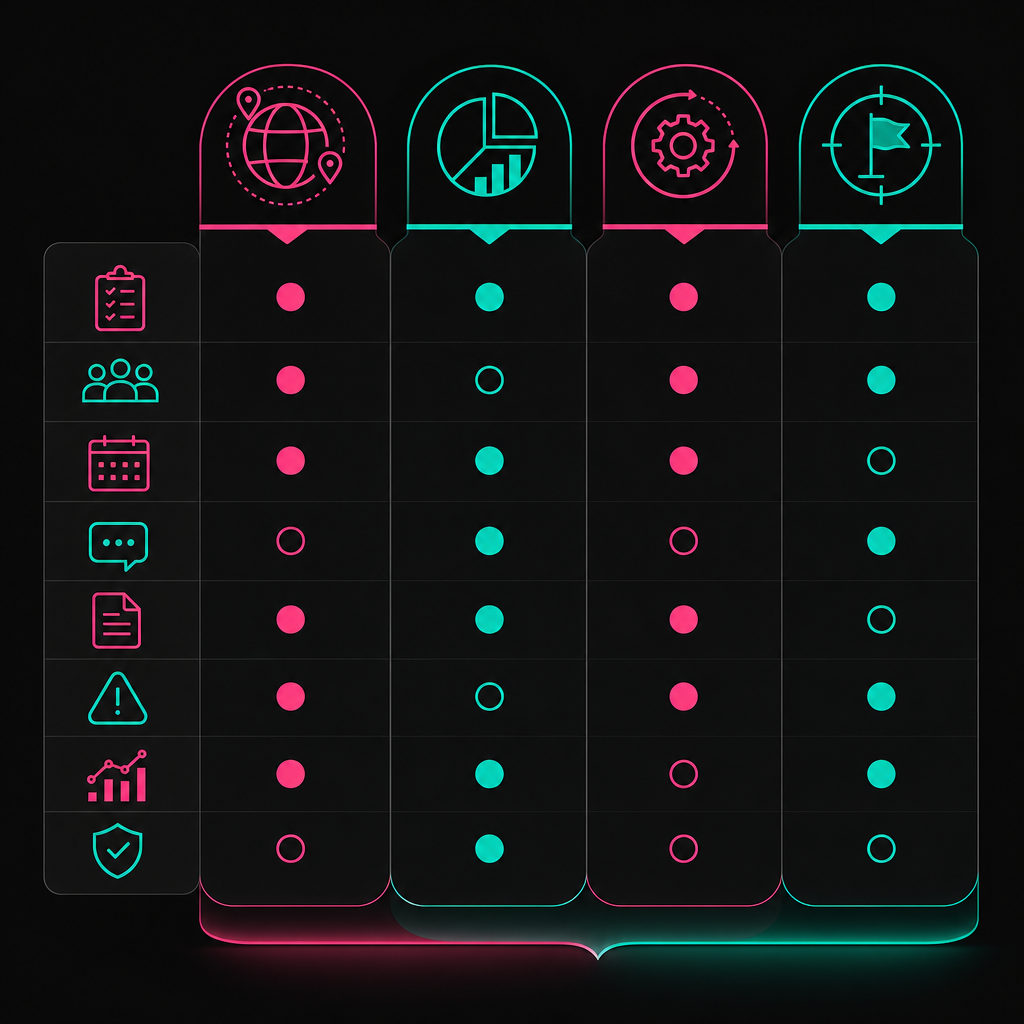 Comparison of offshore project management roles