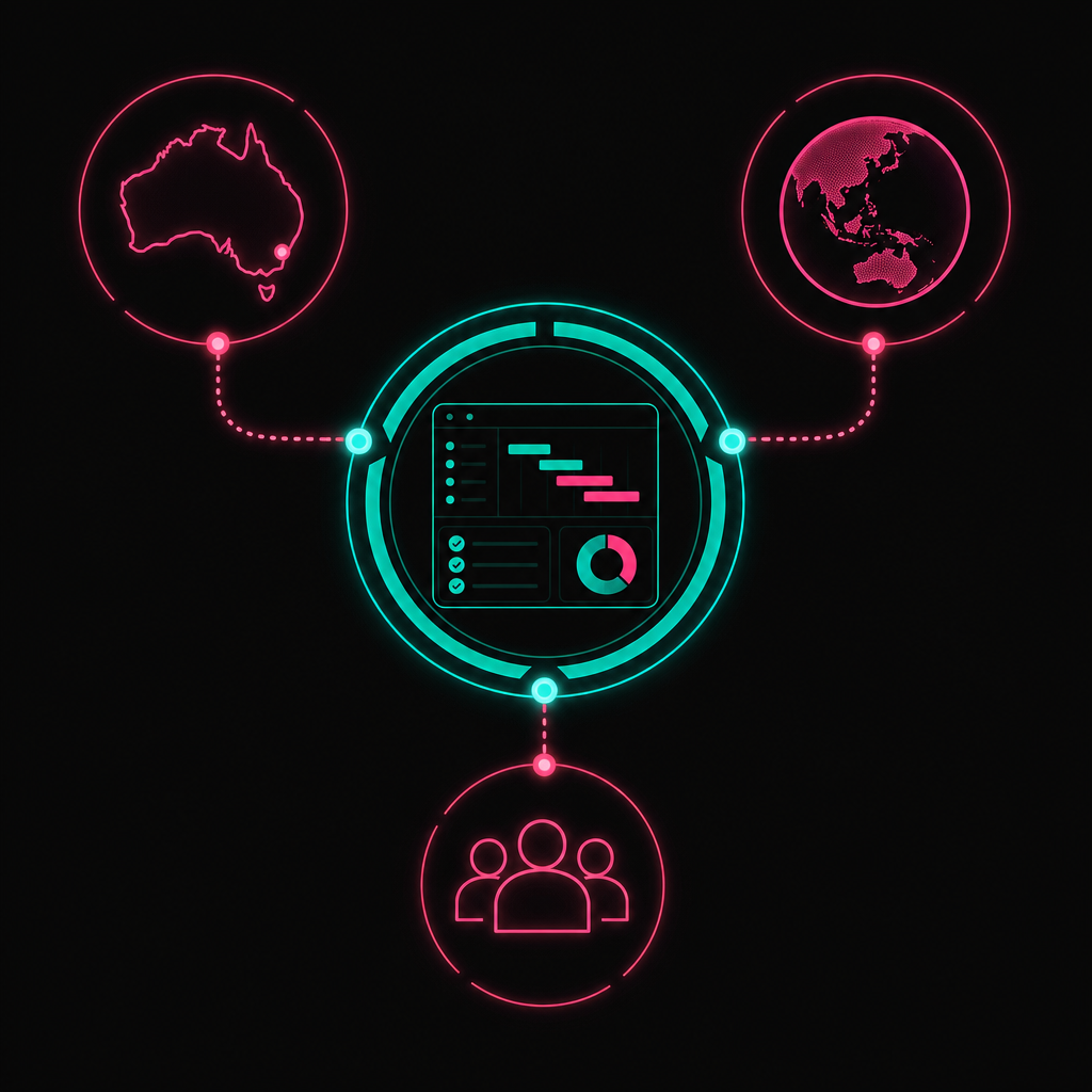 Offshore project communication and oversight workflow