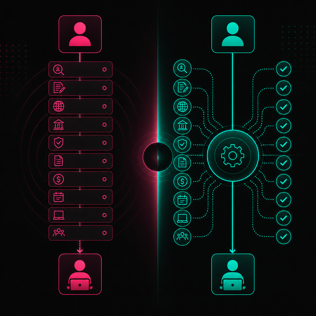 Direct hiring and managed offshore staffing responsibilities compared