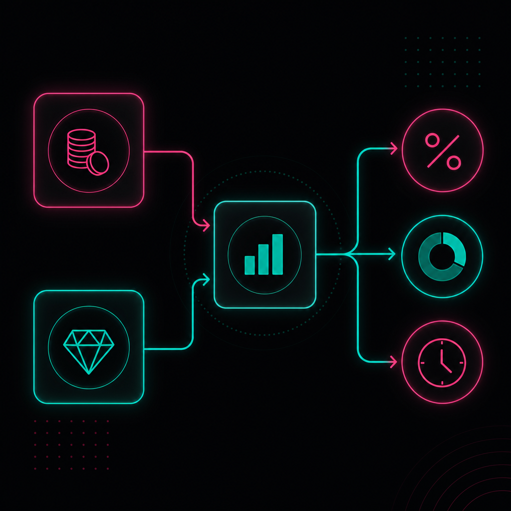 Flow diagram of the offshore staffing ROI calculation