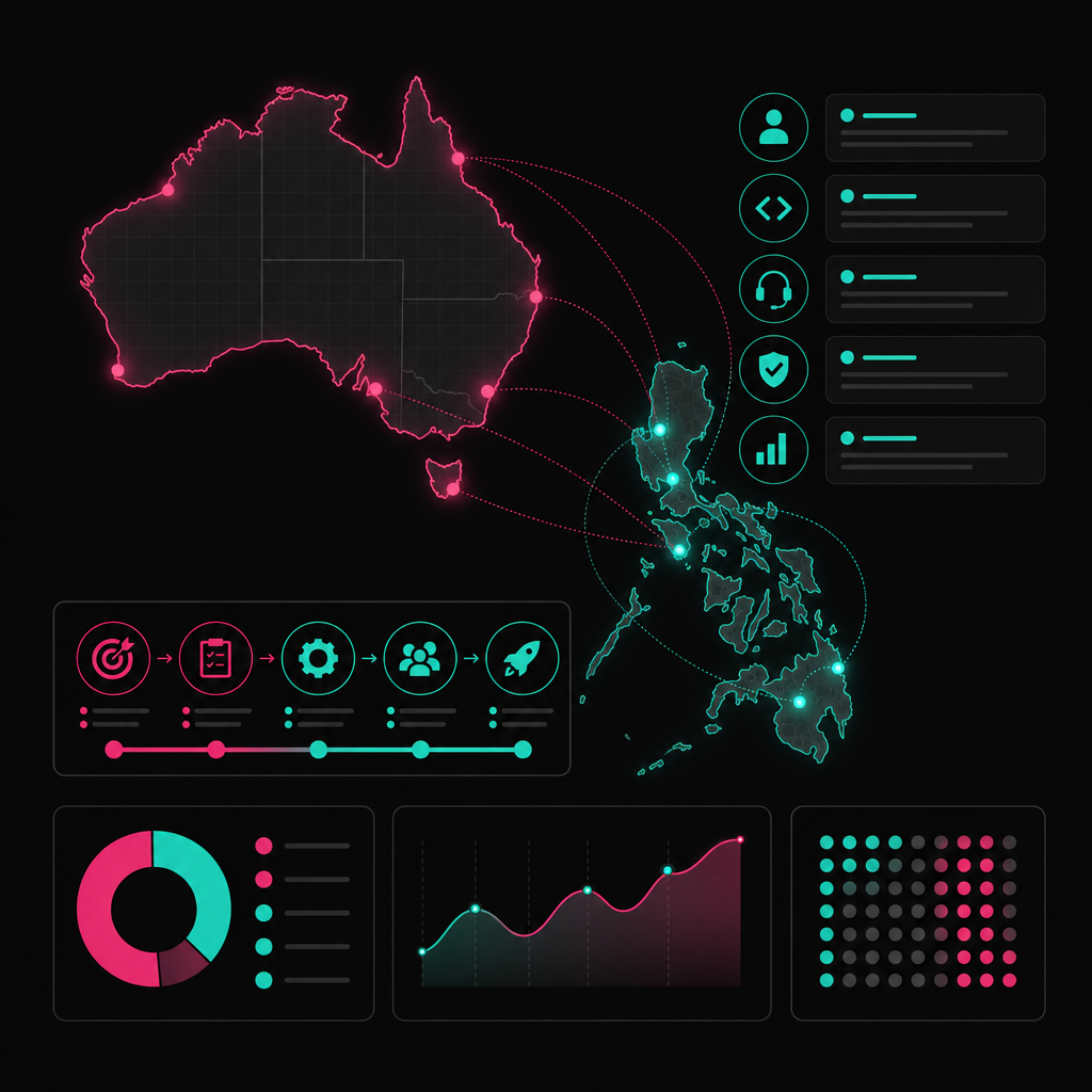 Philippines delivery model and talent locations